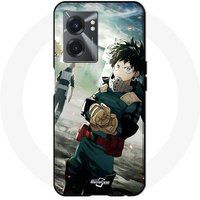 Maniacase Case Realme V23 izuku Midoriya, shoto Todoroki, Bakugo Katsuki, oorlog, een voor allen, mijn held academia anime