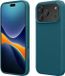 kwmobile telefoonhoesje geschikt voor Apple iPhone 18 Pro Max / iPhone 17 Pro Max - Hoesje met siliconen coating - Smartphone case in mat petrol