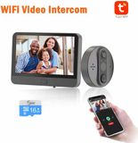 Merkloos / Sans marque Bol Wifi Video Intercom - Draadloze Deurbel met Camera en Tuya Smart Home Integratie