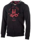 Metal Boxe Hooded sweatshirt M zwart/rood