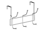 Premier Housewares 6 Haak Over Deurhanger - Chroom
