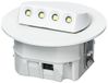 LEDIX 09-221-51, LED-wandlamp, aluminium, wit, 7,3 x 7,3 x 4,85 cm