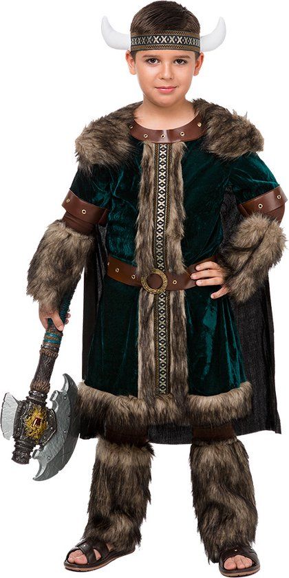 Boland - Viking Iverson Kostuum (10-12 jaar) - Kinderen - Multi