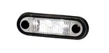 HELLA 2XT 959 510-427 Instapverlichting - LED - 12V/24V - 0,5W - Kleur lichtschijf: glashelder - LED-lichtkleur: wit - inbouw