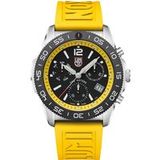 Luminox Heren duikhorloge Pacific Diver Chrono 3140 Series in de kleur geel met rubberen band, diameter behuizing: 44 mm, XS.3145