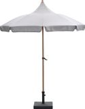 Garden Impressions Aloha – stokparasol Ø200 cm – light teak look – taupe