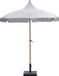 Garden Impressions Aloha – stokparasol Ø200 cm – light teak look – taupe