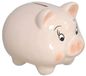 Gerimport Spaarpot Varken - dieren thema - 11 x 11 x 13 cm - roze - keramiek - kinderen