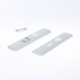 AXA 6665 Curve Plus PC55 anti-kerntrek F1 Veiligheidsschild Aluminium