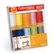 Gutermann 734521-2 draadset natuurlijk katoen 50 100m x 10 rollen, meerkleurig