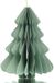 Decoris Arbre en papier 11,3x15 cm menthe