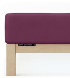 Schlafgut Soft Contact Jersey Flanel Hoeslaken L - 140x200 - 160x200 542 Purple Deep