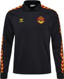 Hummel CSC 26/27 hmlROOT T-SHIRT L/S Unisex Zwart Katoen/Polyester Lange Mouw M
