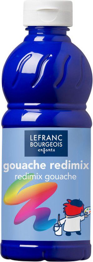 Lefranc & Bourgeois Plakkaatverf Redimix Brilliant Blue 500ml