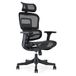 Ergonomische Waytex Draconis bureaustoel, ergonomisch, bureaustoel, van ademende netstof, verstelbare armleuningen, 3D, verstelbare hoofdsteun, lendensteun, ultra-comfortabel, zwart