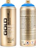 Montana GOLD Fluor Verf VLAMBLAUW spuitbus 400ml
