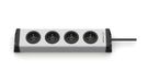 EHMANN 0200 x 02042301 universele stekkerdoos 4-weg kabel 1,5 m met bevestigingsoptie