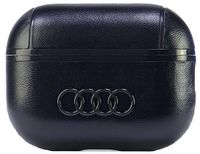 Audi - Lederen etui - AirPods Pro 2 - Luxe grote logo - Zwart