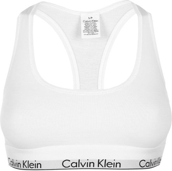 Calvin Klein - Modern Cotton Bh Top Wit - L