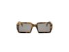Fendi Fe40073u Lunettes de soleil homme havane géométrique marron 52mm