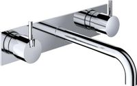 Hotbath Cobber - Wastafelmengkraan - zonder Waste - Laag - Geborsteld Messing PVD - Inbouw - Messing - V12