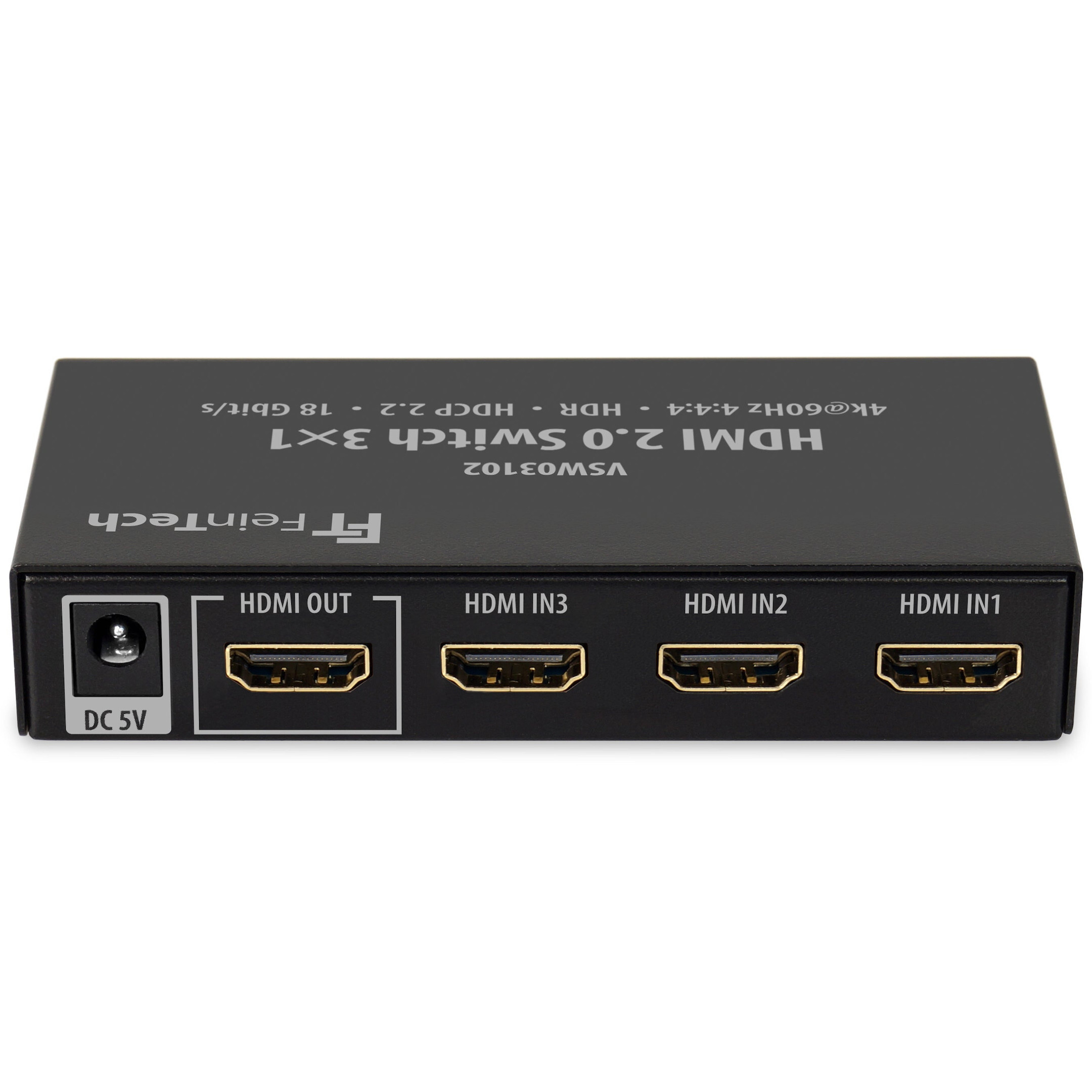 FeinTech FeinTech VSW03102 HDMI-switch 3 In 1 Uit | 4K 60Hz | Automatisch Schakelen