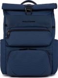 Piquadro Gio Laptop Backpack 22L Blu Donkerblauw