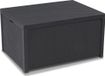 Merkloos Arica Balkontafel Ovaal Acacia hout/Aluminium Wit 99x99x99 cm