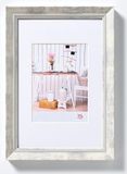 walther design fotolijst wit 15 x 20 cm met passe-partout, chalet design lijst EL520W