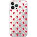 ERT GROUP Babaco Beschermhoes voor Apple iPhone XS Max, origineel en officieel gelicentieerd product, motief Hearts 004, met glittereffect