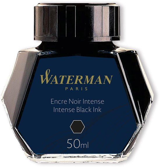 Waterman Vulpeninkt Intense Black Inktpot 50 ml