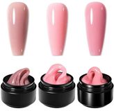 Born Pretty Builder gel - 3x15 ml - HEMA-vrij - Buildergel - Builder gel nagels - Builder gel set - Builder gel gel nagels - Gelnagels - Gel nagels - Gel voor nagels - Hard gel - Polygel