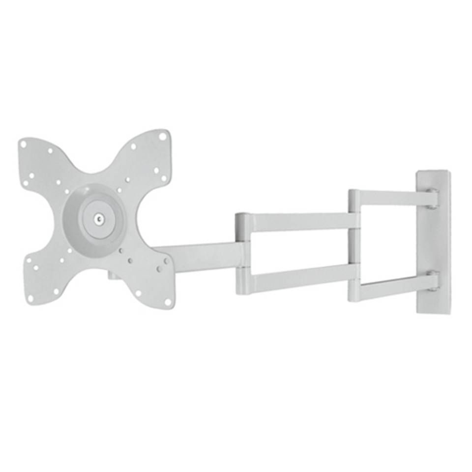 DQ Wall-Support STB 2237 1 W Kantelbare en draaibare muurbeugel - 15-32 inch - Wit