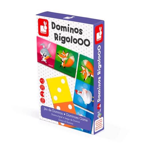 Janod ® Domino - Dominos Rigolooo