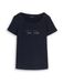 TOM TAILOR Shirt navy / zilver