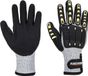 Portwest Anti Impact Snijbestendige Gevoerde Handschoenen Grijs Maat S