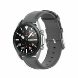 By Qubix Qubix - Classic leren bandje - Grijs - Geschikt voor Xiaomi Redmi Watch 5 Active / Redmi Watch 5 Lite
