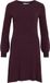 VILA VIKALIA L/S BOATNECK KNIT DRESS RP1/KA - Dames - Mini jurken - XS - Winetasting