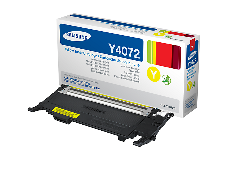 Samsung Toner Yellow (1000 pages) - Compatible with CLP-320, CLP-325, CLX-3185
