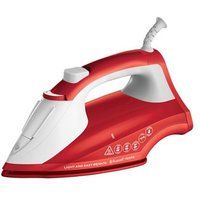 Russell Hobbs Light & Easy 26481-56 Droog- & stoomstrijkijzer Keramische zoolplaat Rood, Wit