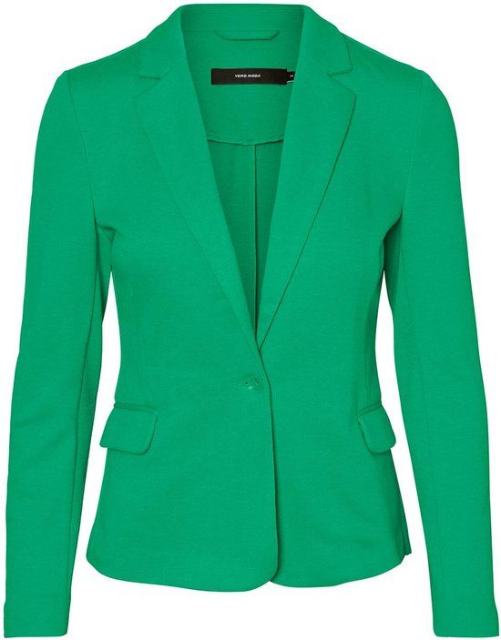 Vero Moda Vmjulia Ls Blazer Jrs Noos - Bright Green - Women's Size 34
