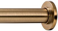 Ivilon Spanningsgordijnroede - veerspanstang voor ramen of douche, 61 tot 81 cm, warm goud