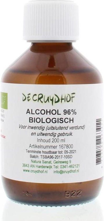 Cruydhof Alcohol 96.2% Inwendig en Uitwendig 200 ml
