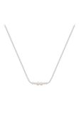 Gaya Rose Gold White Necklace