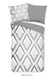 Muller Textiles 20068.03.12 Grey Cotton Duvet Cover 200x220 cm with 2 Pillowcases 60x70 cm