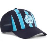PUMA Olympique de Marseille KING truckerpet OneSize, Bright Aqua White Blue