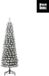 Black Box Edelman B.V. Charlton Pilar x-mas tree green frosted TIPS 280 - h185xd53cm
