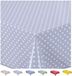OEM Ice: Waterafstotende en verzorgende tafelkleed - 100cm x 140cm, lichtgrijs met kleine stipjes