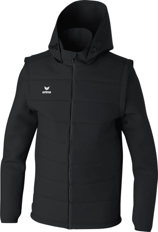 Erima Team Jack Met Afneembare Mouwen Heren - Zwart - Maat L