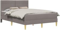 vidaXL Bedframe 160 x 200 cm Taupe